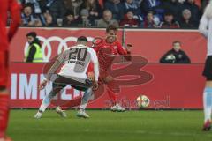 3. Liga - FC Ingolstadt 04 - 1860 München - Dennis Eckert Ayensa (7, FCI) gegen Bekiroglu Efkan (20, München)