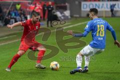 3. Liga - FC Ingolstadt 04 - Carl Zeiss Jena - Michael Heinloth (17, FCI) Niklas Jahn (18 Jena)