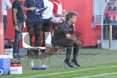 3. Fußball-Liga - Saison 2019/2020 - FC Ingolstadt 04 - Hallescher FC - Chef-Trainer Jeff Saibene (FCI) - Foto: Meyer Jürgen