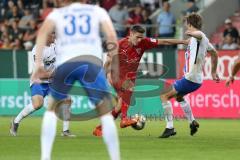 3. Liga - Fußball - FC Ingolstadt 04 - Hansa Rostock - Maximilian Thalhammer (18, FCI) ab durch die Mitte