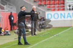 3. Liga - FC Ingolstadt 04 - SG Sonnenhof Großaspach - Cheftrainer Tomas Oral (FCI) motiviert sein Team