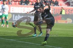 3. Fußball-Liga - Saison 2019/2020 - FC Ingolstadt 04 -  Preußen Münster - Der 2:2 Ausgleichstreffer durch Marcel Gaus (#19,FCI)  - jubel  - Foto: Meyer Jürgen