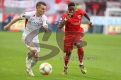 3. Fußball-Liga - Saison 2019/2020 - FC Ingolstadt 04 - 1.FC Kaiserslautern - Frederic Ananou (#2,FCI) - Foto: Meyer Jürgen