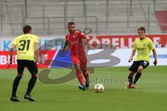 3. Liga - Fußball - FC Ingolstadt 04 - Würzburger Kickers - Robin Krauße (23, FCI) Dominik Widemann (31 Würzburg) Patrick Sontheimer (12 Würzburg)