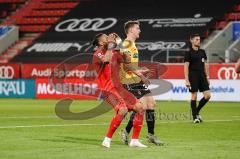 3. Liga - FC Ingolstadt 04 - SV Waldhof Mannheim - Torchance nicht genutzt, Justin Butler (33, FCI) ärgert sich