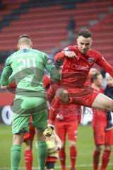 Im Bild: Fabijan Buntic (#24 FC Ingolstadt) und Fatih Kaya (#9 FC Ingolstadt)

Fussball - 3. Bundesliga - Ingolstadt - Saison 2019/2020 - FC Ingolstadt 04 - M1. FC Kaiserlautern - 01.02.2020 -  Foto: Ralf Lüger