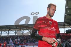 3. Fußball-Liga - Saison 2019/2020 - FC Ingolstadt 04 - Hallescher FC - Torwart Marco Knaller (#1,FCI) - Foto: Meyer Jürgen