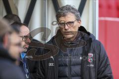 Im Bild: Michael Henke (Sportdirektor FC Ingolstadt) und Franz Spitzauer (Geschäftsführer FC Ingolstadt)

Fussball - 3. Bundesliga - Ingolstadt - Saison 2019/2020 - FC Ingolstadt 04 - M1. FC Kaiserlautern - 01.02.2020 -  Foto: Ralf Lüger