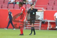 3. Fußball-Liga - Saison 2019/2020 - FC Ingolstadt 04 - Hansa Rostock - Ganiggia Ginola Elva (#14,FCI) beim Freistoß - Enttäuscht - Foto: Meyer Jürgen