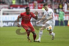 Im Bild: Frederic Ananou (#2 FC Ingolstadt)

Fussball - 3. Bundesliga - Ingolstadt - Saison 2019/2020 - FC Ingolstadt 04 - M1. FC Kaiserlautern - 01.02.2020 -  Foto: Ralf Lüger