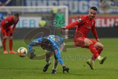 3. Liga - FC Ingolstadt 04 - Carl Zeiss Jena - Fatih Kaya (9, FCI) gegen Justin Schau (25 Jena)