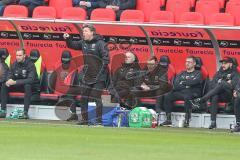 3. Fußball-Liga - Saison 2019/2020 - FC Ingolstadt 04 - Carl Zeiss Jena - Chef-Trainer Jeff Saibene (FCI) gibt Anweisungen - Foto: Meyer Jürgen