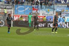 3. Fußball-Liga - Saison 2019/2020 - FC Ingolstadt 04 - Chemnitzer FC - Der 1:1 Ausgleichstreffer - enttäuschte Gesichter - Nico Antonitsch (#5,FCI)  - Foto: Meyer Jürgen