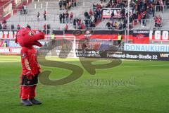 3. Liga - FC Ingolstadt 04 - KFC Uerdingen 05 - Maskottchen Schanzi