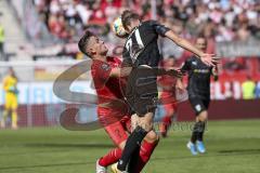 Im Bild: Baxter Bentley Bahn (HSC) und D. Ayensa Eckert (#7 FC Ingolstadt)

Fussball - 3. Bundesliga - Ingolstadt - Saison 2019/2020 - FC Ingolstadt 04 - Hallescher FC - 15.09.2019 -  Foto: Ralf Lüger