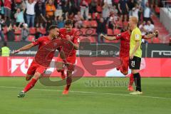 3. Liga - Fußball - FC Ingolstadt 04 - Würzburger Kickers - Tor Fatih Kaya (9, FCI), 1:0 Jubel, Maximilian Beister (10, FCI) Maximilian Thalhammer (18, FCI)