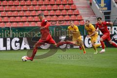 3. Liga - FC Ingolstadt 04 - SG Sonnenhof Großaspach - Elfmeter Tor Jubel Stefan Kutschke (30, FCI)