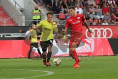 3. Liga - Fußball - FC Ingolstadt 04 - Würzburger Kickers - Maximilian Thalhammer (18, FCI) Patrick Sontheimer (12 Würzburg)