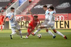 3. Liga - FC Ingolstadt 04 - 1. FC Magdeburg - Hawkins Jaren (20 FCI) Müller Tobias (5 Magdeburg) Gjasula Jurgen (10 Magdeburg)