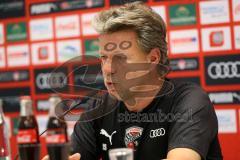 3. Liga - Fußball - FC Ingolstadt 04 - Würzburger Kickers - Pressekonferenz nach dem Spiel Cheftrainer Jeff Saibene (FCI)