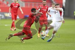 Im Bild: Frederic Ananou (#2 FC Ingolstadt)

Fussball - 3. Bundesliga - Ingolstadt - Saison 2019/2020 - FC Ingolstadt 04 - M1. FC Kaiserlautern - 01.02.2020 -  Foto: Ralf Lüger