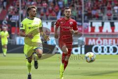 Im Bild: Bitter Joshua (#23 MSV Duisburg) und Maximilian Wolfram (#8 FCI)

Fussball - 3. Bundesliga - Ingolstadt - Saison 2019/2020 - FC Ingolstadt 04 - MSV Duisburg - 27.07.2019 -  Foto: Ralf Lüger/rsp-sport.de