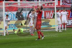 3. Fußball-Liga - Saison 2019/2020 - FC Ingolstadt 04 - 1.FC Kaiserslautern - Björn Paulsen (#4,FCI)  nach dem 2:1 Treffer durch Thomas Keller (#27,FCI)  - jubel - Foto: Jürgen Meyer