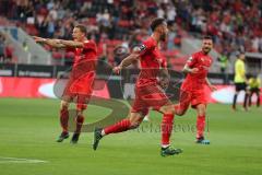 3. Liga - Fußball - FC Ingolstadt 04 - Würzburger Kickers - Tor Fatih Kaya (9, FCI), 1:0 Jubel, Maximilian Beister (10, FCI) Robin Krauße (23, FCI)