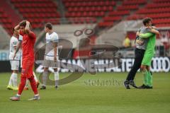 3. Liga - FC Ingolstadt 04 - 1. FC Magdeburg - hängende Köpfe Niederlage 0:2, Hawkins Jaren (20 FCI)