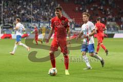 3. Liga - Fußball - FC Ingolstadt 04 - Hansa Rostock - Thomas Keller (27, FCI) schimpft zum Schiedsrichter