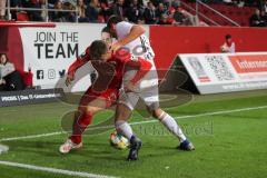 3. Liga - Fußball - FC Ingolstadt 04 - SpVgg Unterhaching - Dennis Eckert Ayensa (7, FCI) Greger Christoph (15, SpVgg)