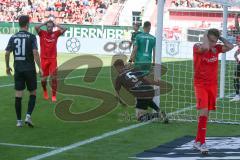 3. Fußball-Liga - Saison 2019/2020 - FC Ingolstadt 04 - Hallescher FC - Dennis Eckert Ayensa (#7,FCI)  mit einer Torchance - Foto: Meyer Jürgen