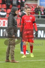 3. Liga - FC Ingolstadt 04 - FC Ingolstadt 04 - SV Meppen - Enttäuschte Spieler nach dem 1:1 Ausgleichstreffer - Stefan Kutschke (#30,FCI) - Foto: Stefan Bösl