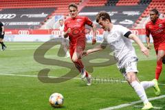 3. Liga - FC Ingolstadt 04 - FC Bayern Amateure - Dennis Eckert Ayensa (7, FCI) Angelo Stiller (38 FCB)