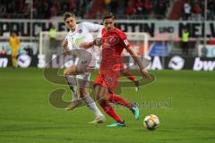 3. Liga - Fußball - FC Ingolstadt 04 - SpVgg Unterhaching - Hufnagel Lucas (10, SpVgg) Maximilian Thalhammer (18, FCI)