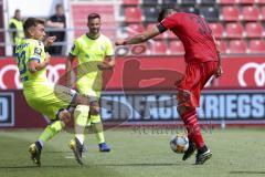 Im Bild: Tor durch Stefan Kutschke (#30 FCI) - Bitter Joshua (#23 MSV Duisburg) kommt zu spät

Fussball - 3. Bundesliga - Ingolstadt - Saison 2019/2020 - FC Ingolstadt 04 - MSV Duisburg - 27.07.2019 -  Foto: Ralf Lüger/rsp-sport.de