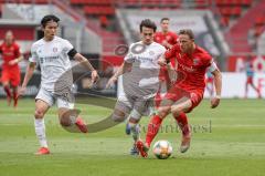3. Liga - FC Ingolstadt 04 - FC Bayern Amateure - Wooyeong Jeong (21 FCB) Nicolas Kühn (11 FCB) Marcel Gaus (19, FCI)