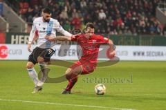 3. Liga - FC Ingolstadt 04 - 1860 München - Bekiroglu Efkan (20, München) Peter Kurzweg (16, FCI)