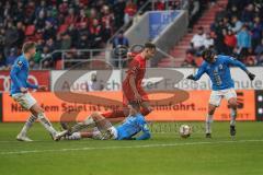 3. Liga - FC Ingolstadt 04 - Carl Zeiss Jena - Dennis Eckert Ayensa (7, FCI) Manuel Maranda (30 Jena) Justin Schau (25 Jena)