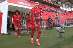 3. Fußball-Liga - Saison 2019/2020 - FC Ingolstadt 04 - 1.FC Kaiserslautern - Maximilian Wolfram (#8,FCI)  - Foto: Meyer Jürgen