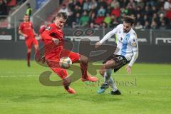 3. Liga - FC Ingolstadt 04 - 1860 München - Stefan Kutschke (30, FCI) Erdmann Dennis (13, München)