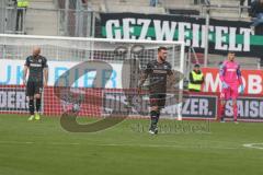 3. Fußball-Liga - Saison 2019/2020 - FC Ingolstadt 04 -  Preußen Münster - Der 0:1 Führungstreffer - Robin Krausse (#23,FCI) - Nico Antonitsch (#5,FCI)   - Foto: Meyer Jürgen