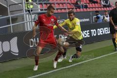 Im Bild: Filip Bilbija (#35 FC Ingolstadt) und Daniel Hägele (#22 Würzburger Kickers)

Fussball - 3. Bundesliga - Ingolstadt - Saison 2019/2020 - FC Ingolstadt 04 - Würzburger Kickers - 02.08.2019 -  Foto: Ralf Lüger/rsp-sport.de