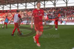 3. Fußball-Liga - Saison 2019/2020 - FC Ingolstadt 04 - Hansa Rostock - Marcel Gaus (#19,FCI)  nach dem warm machen - Foto: Meyer Jürgen