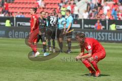 3. Fußball-Liga - Saison 2019/2020 - FC Ingolstadt 04 - Hallescher FC - Enttäuschte Gesichter - Björn Paulsen (#4,FCI)  - Foto: Meyer Jürgen