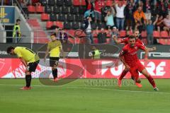 3. Liga - Fußball - FC Ingolstadt 04 - Würzburger Kickers - Tor Fatih Kaya (9, FCI), 1:0 Jubel, Maximilian Beister (10, FCI)