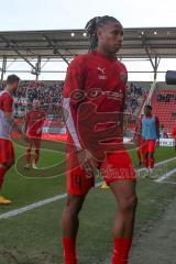 3. Fußball-Liga - Saison 2019/2020 - FC Ingolstadt 04 - KFC Uerdingen - Ganiggia Ginola Elva (#14,FCI)  vor dem Spiel - Foto: Meyer Jürgen