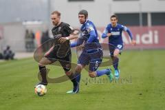 3. Liga - Testspiel - FC Ingolstadt 04 - Karlsruher SC - Maximilian Beister (10, FCI) und Damian Roßbach (KSC)