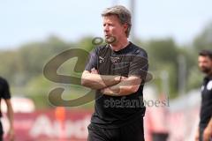 3. Liga - Testspiel - FC Ingolstadt 04 - TSV 1860 Rosenheim - Cheftrainer Jeff Saibene (FCI) am Spielfeldrand