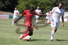 3. Liga - Testspiel - VfR Garching - FC Ingolstadt 04 - Schuß Agyemang Diawusie (11, FCI)